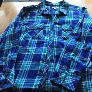 Women’s Plaid Button Down